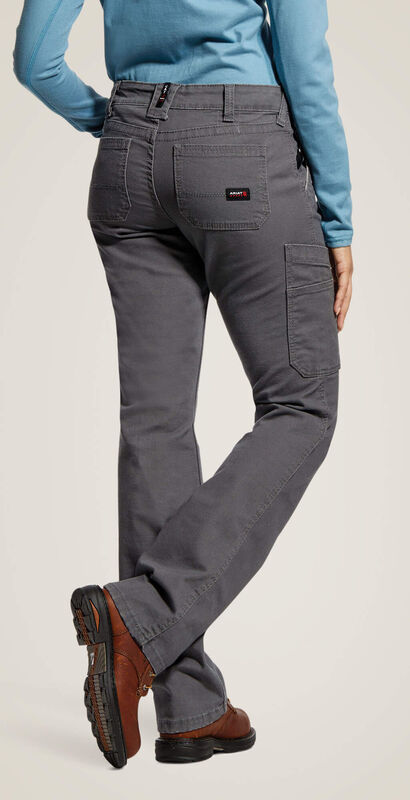 FR Stretch DuraLight Canvas Stackable Straight Leg Pant Back